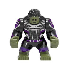 (3) Figuras de acción de superhéroes anti-Hulk de gran tamaño, bloques de construcción, juguetes para