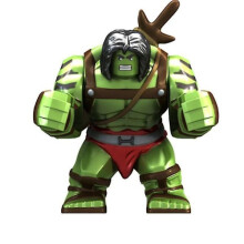 (6) Figuras de acción de superhéroes anti-Hulk de gran tamaño, bloques de construcción, juguetes para