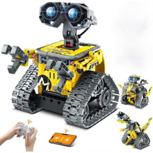 Rebuildable Building Blocks for Kids, 5-In-1 Robot Toys with Remote Control & APP Control, STEM Building