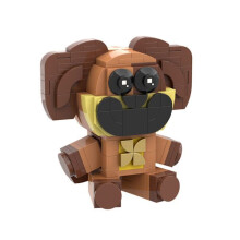 (H)Smiling Critters Juego de bloques de construcción Juguete popular para fanáticos Regalo de cumpleaños