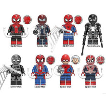 (B)Juego de bloques de construcción de minifiguras para niños [DmS] B
