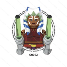 (G0062-Ahsoka Tano) SW Space War Darth Mini Figuras de acción Soldado clon Droides Jedi Anakin Skywalker