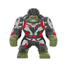 (2) Figuras de acción de superhéroes anti-Hulk de gran tamaño, bloques de construcción, juguetes para