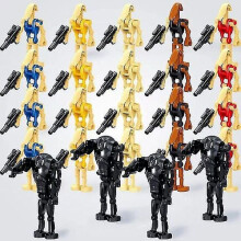 (24 piezas) Juego de bloques de construcción de droides de batalla, minifiguras de acción, muñecos,