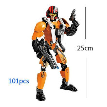 (KSZ 606-1) Figura de acción Minifigura Niños Bloques de construcción Juguetes Regalo 24-31 cm - WELLNGS