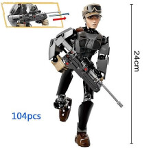 (KSZ 615) Figura de acción Minifigura Niños Bloques de construcción Juguetes Regalo 24-31 cm - WELLNGS