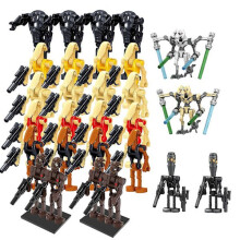 (28 piezas) Juego de bloques de construcción de droides de batalla, minifiguras de acción, muñecos,