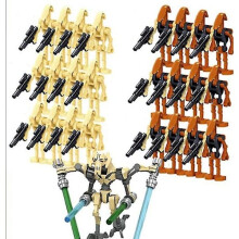 (25 piezas) Juego de bloques de construcción de droides de batalla, minifiguras de acción, muñecos,