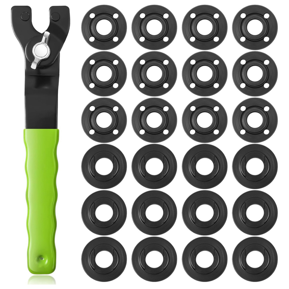 25Pcs Angle Grinder Nut Angle Grinder Wrench Kit Angle Grinder Tools 4712869573354