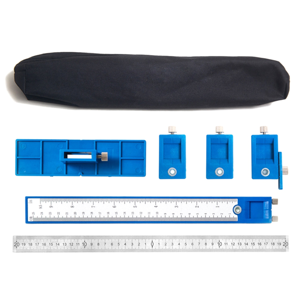 Woodworking Drill Punch Locator Jig Kit Drill Guide 4712869589737