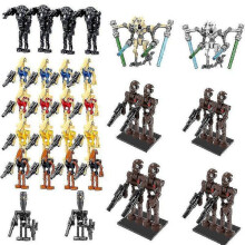 (32 piezas-A) Kits de construcción de droides de batalla Mini figuras de acción Muñecas Mini figuras