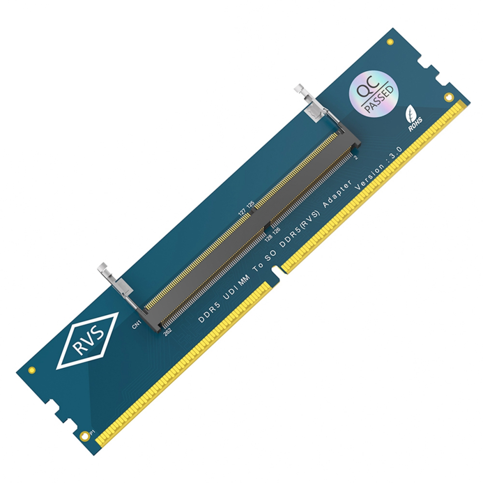 Laptop Ddr5 Ram To So Ddr5 U-Dimm Desktop Adapter Card, 4712869576140