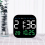Digital LED Wall Clock With Remote Control Temperature Date Display 5