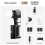 80W COB Camera Light Handheld Kit 2500-6500K Video Dimmable EU PLUG 5