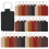 30 Pcs Leather Key Fob Kit,Rectangular PU Leather Keychain Blanks 1