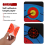 Target Paper Self-Adhesive Target Paper Sticker Multicolor 4