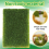 2PCS 58x85mm Miniature Weeds Cluster Hand-Torn Model 4