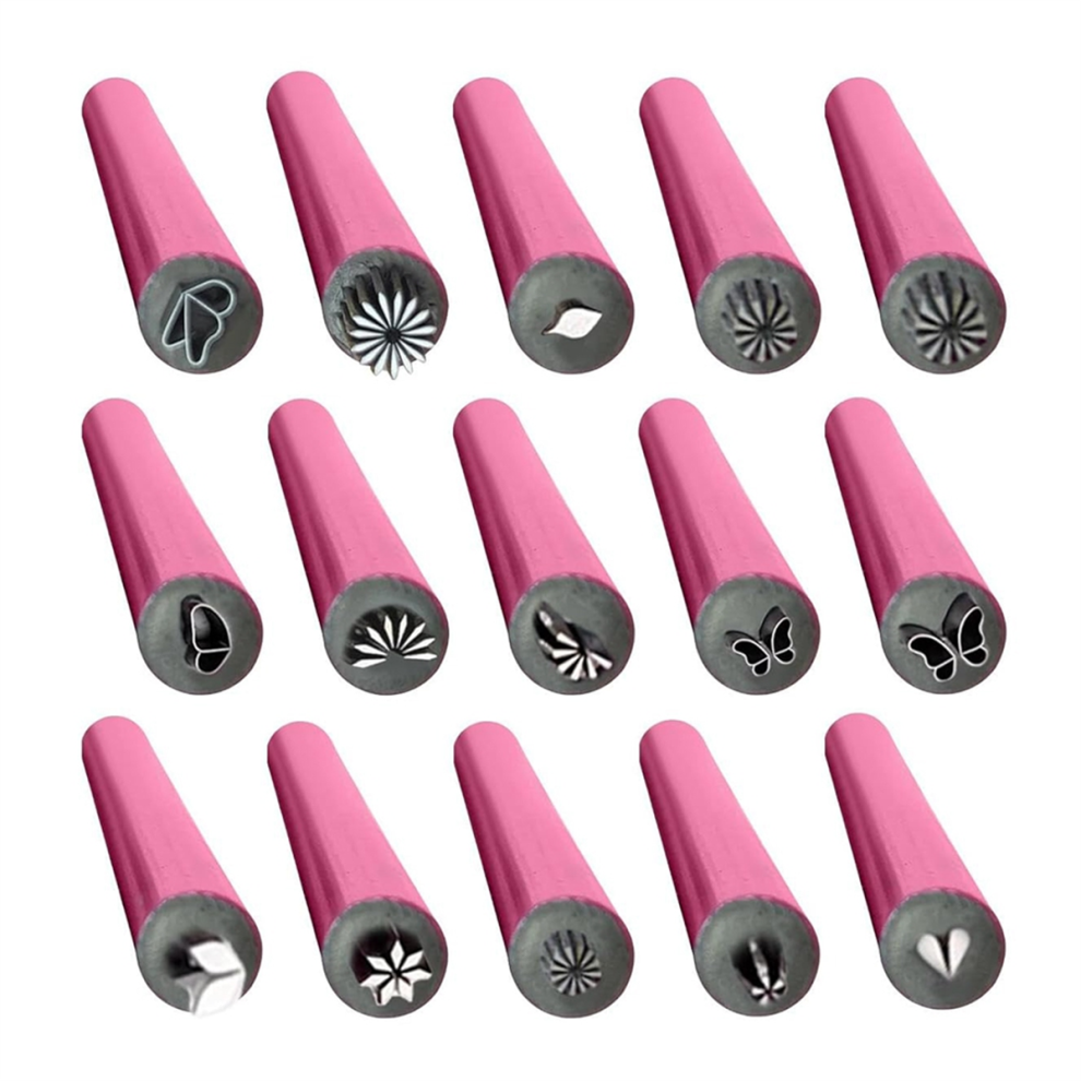 Nail Art Stamp Pen Set,Flower Nail Stamp Pen,Nail Art Stamper Kit