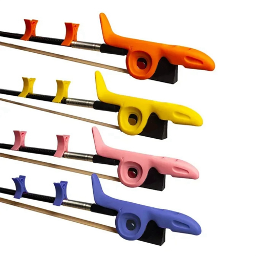 Violin bow-holding device hand bow-holding corrector straight yellow 2