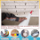 10Pcs Tile Grout Masonry Mortar Bag Red 4