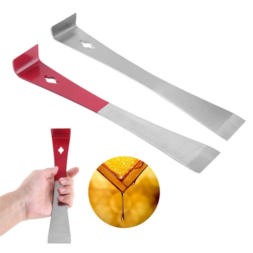 2PCS Pry Bar Scraper Nail Puller Stainless Steel Flat Crowbar 2
