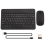 Ultra-Thin Silent Wireless Bluetooth Keyboard and Mouse Set Black 1