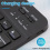 Ultra-Thin Silent Wireless Bluetooth Keyboard and Mouse Set Black 5