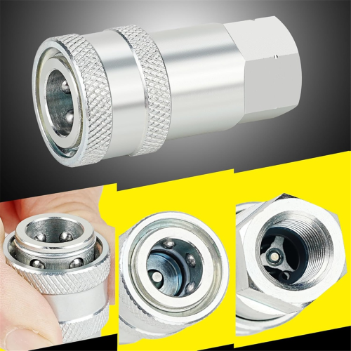 1/4inch Hydraulic Coupler with Dust Cap 2