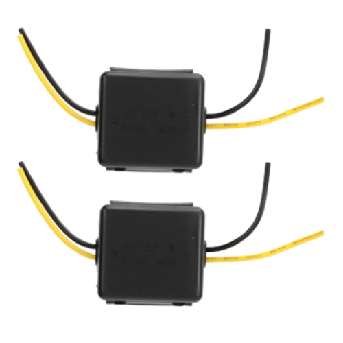 2Pcs Car Power Filter 12V