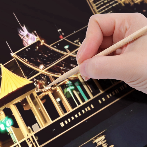 Handmade Accessories Adults Scratching Drawing Decompression Tool A 2