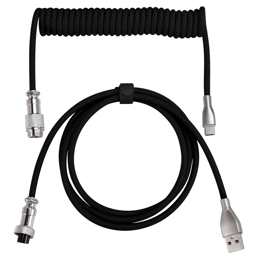 Usb C Coiled Keyboard Cable Braided Mechanical Keyboard Cable A 4713476880699