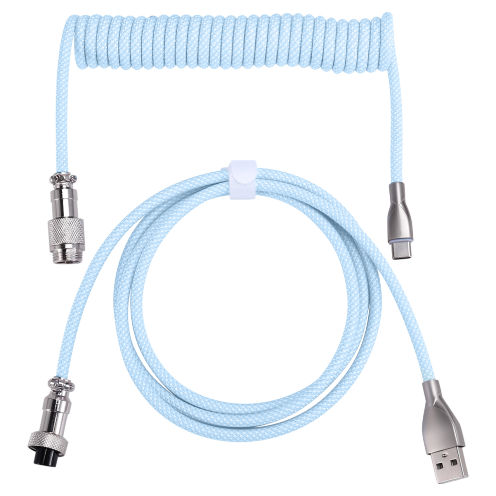 Usb C Coiled Keyboard Cable Braided Mechanical Keyboard Cable C 4713476880675