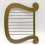Angel Simulation Harp Model Musical Instrument Decoration 4