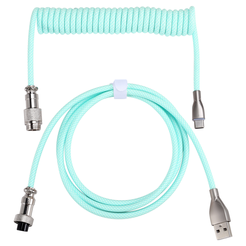 Usb C Coiled Keyboard Cable Braided Mechanical Keyboard Cable D 4713476880668