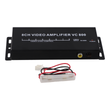 DC12V Car Auto 1 to 8 Output Video Signal Spliter Amplifier