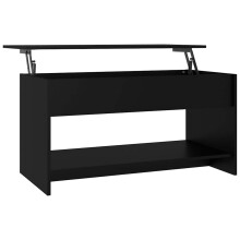 (black, 102 x 50 x 52.5 cm) vidaXL Coffee Table Engineered Wood Couch Centre Accent Table Multi Colours