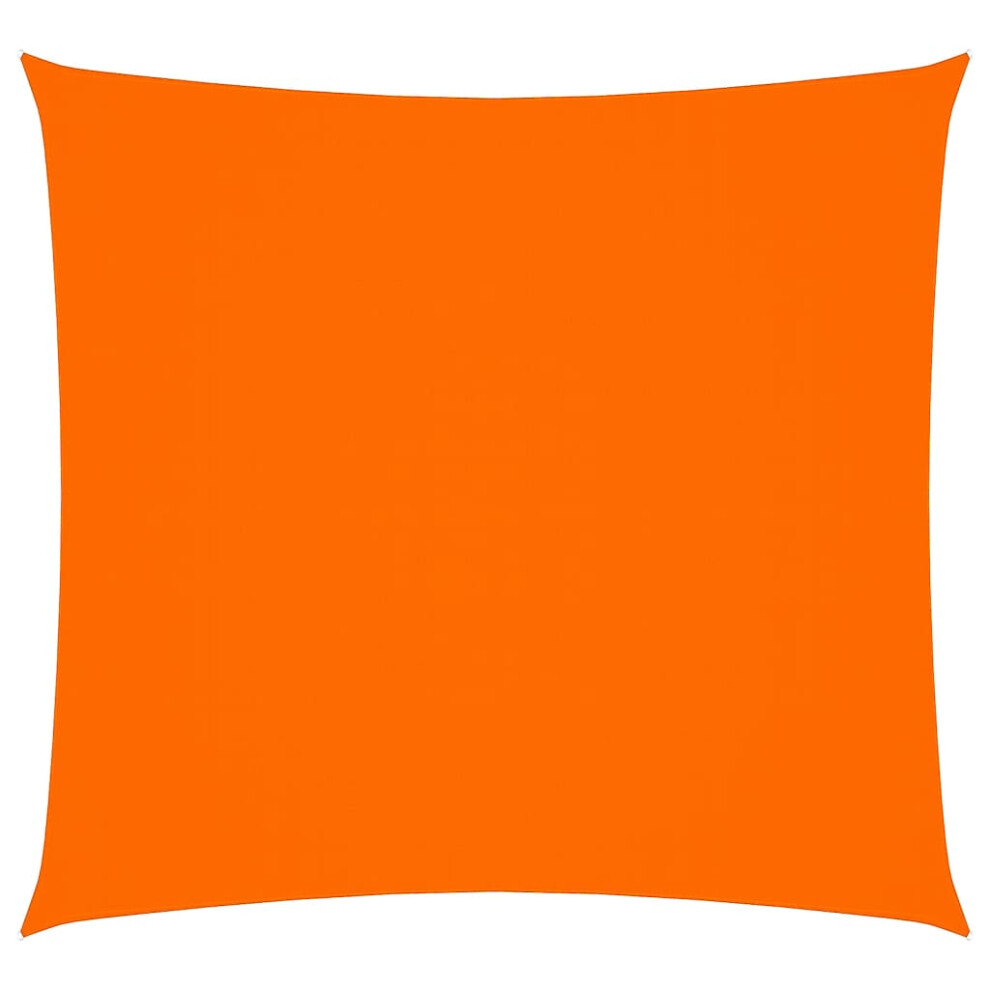 Vidaxl (Orange, 5 X 5 M) Sunshade Sail Oxford Fabric Square Patio Sun Shade Sunscreen Canopy