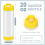 20Oz Inverted Plastic Squeeze Bottles, for Sauces Ketchup 2
