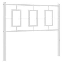 (white, 100 cm) vidaXL Metal Headboard Bedroom Guest Room Decorative Bed Header Bed Headboard