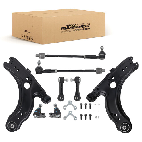 Front Lower Suspension Wishbone Control Arm Kit 1.9 2.0 For VW Golf MK4 Bora