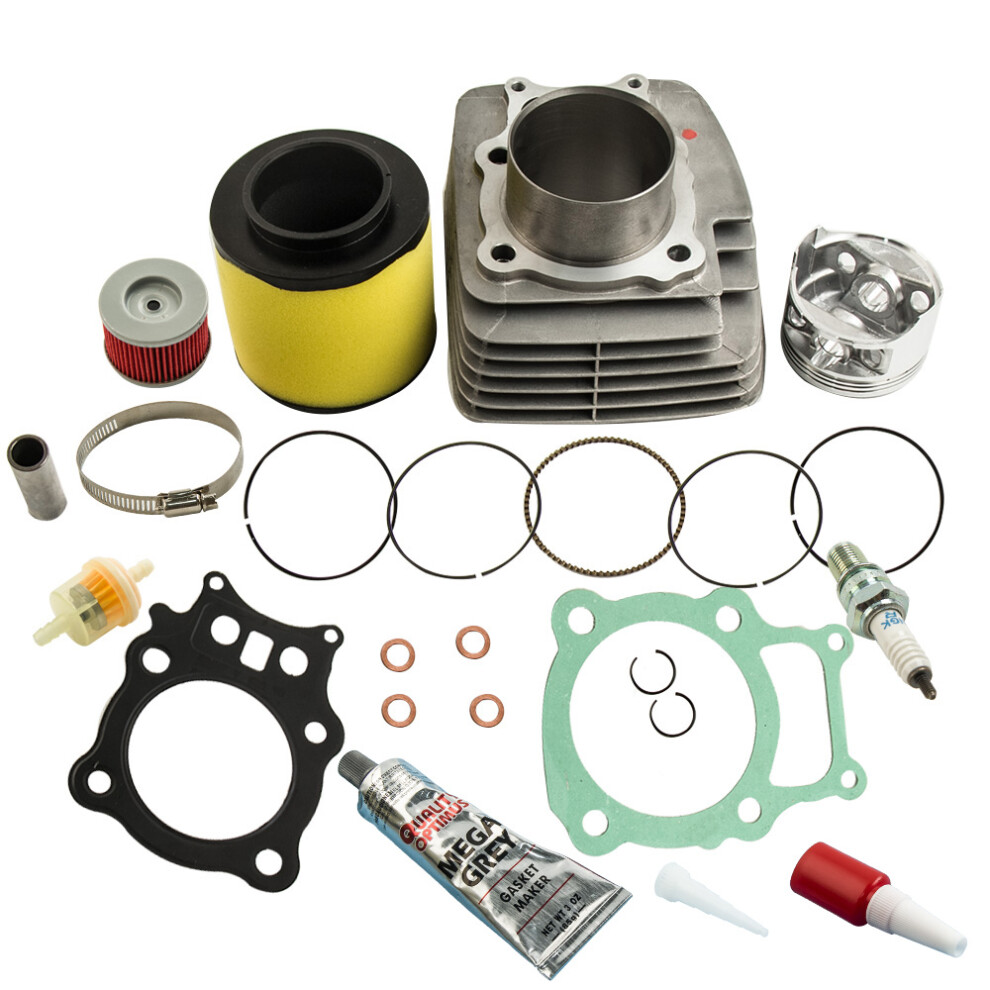 Cylinder Piston Gasket Top End Rebuild Kit Set Fit Honda Rancher Trx350 00-06 6941324457368