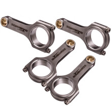 H-Schaft Pleuel Stahlpleuel for Mitsubishi Eclipse Laser EVO 4G63 6-Bolt 5.906"