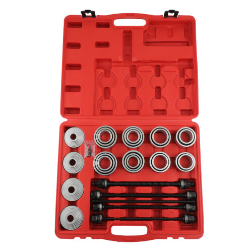 28pcs Universal Press & Pull Sleeve Kit Bush Bearing Removal Insertion Tool Set 1