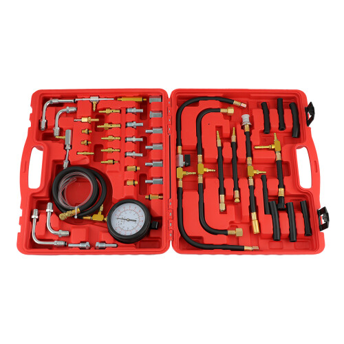 Injection Gauge Pressure Tester Measure Fuel Compression Tool Kit Set 1