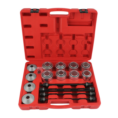 28pcs Universal Press & Pull Sleeve Kit Bush Bearing Removal Insertion Tool Set 2