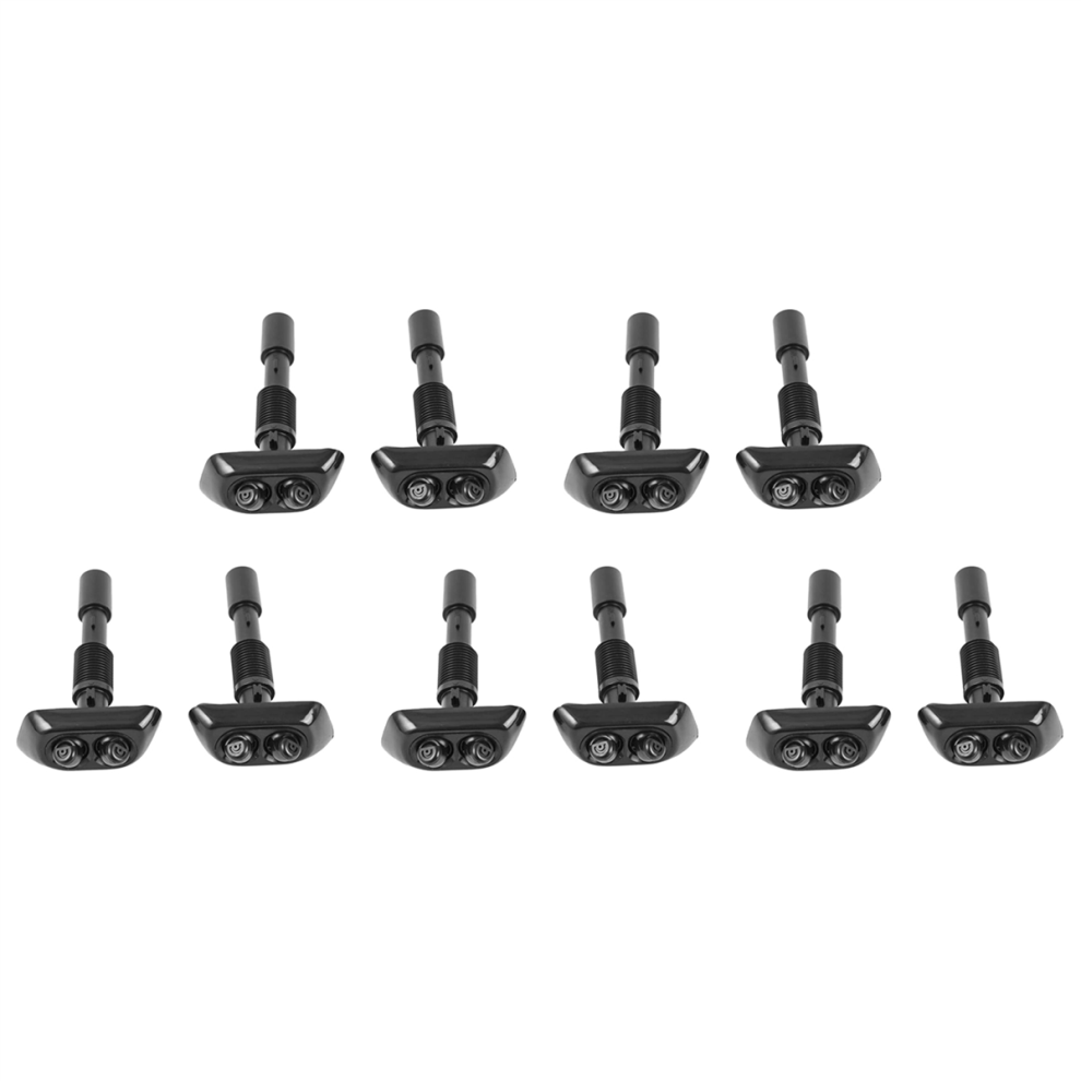 5X Front Headlight Washer Nozzle 61678370559 61678370560 For E38 7 Series 725 728 730 735 740 750 1994-2001 Black 4853890093821
