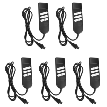 5X Electric Recliner Chairs Controller 6Button 5Pins Hand Switch for Home Appliance Adjustable Bed Lift Recliners