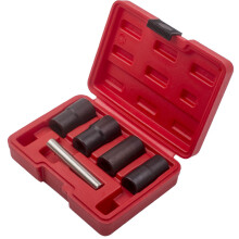 5x Twist Socket Set 4x Twist Socket (17 19 21 22mm) & 1x tige droite (12mm)