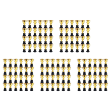 120 stuks mini-trofeeën voor kinderprijzen, plastic gouden bekers, voor feestgunsten, beloningen, sport, wedstrijden