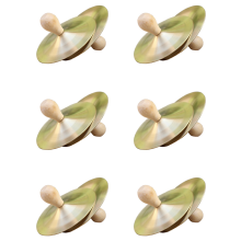 6 paar 9 cm handpercussie koperen bekkens voor kinderen muziekinstrument educatief speelgoed messing